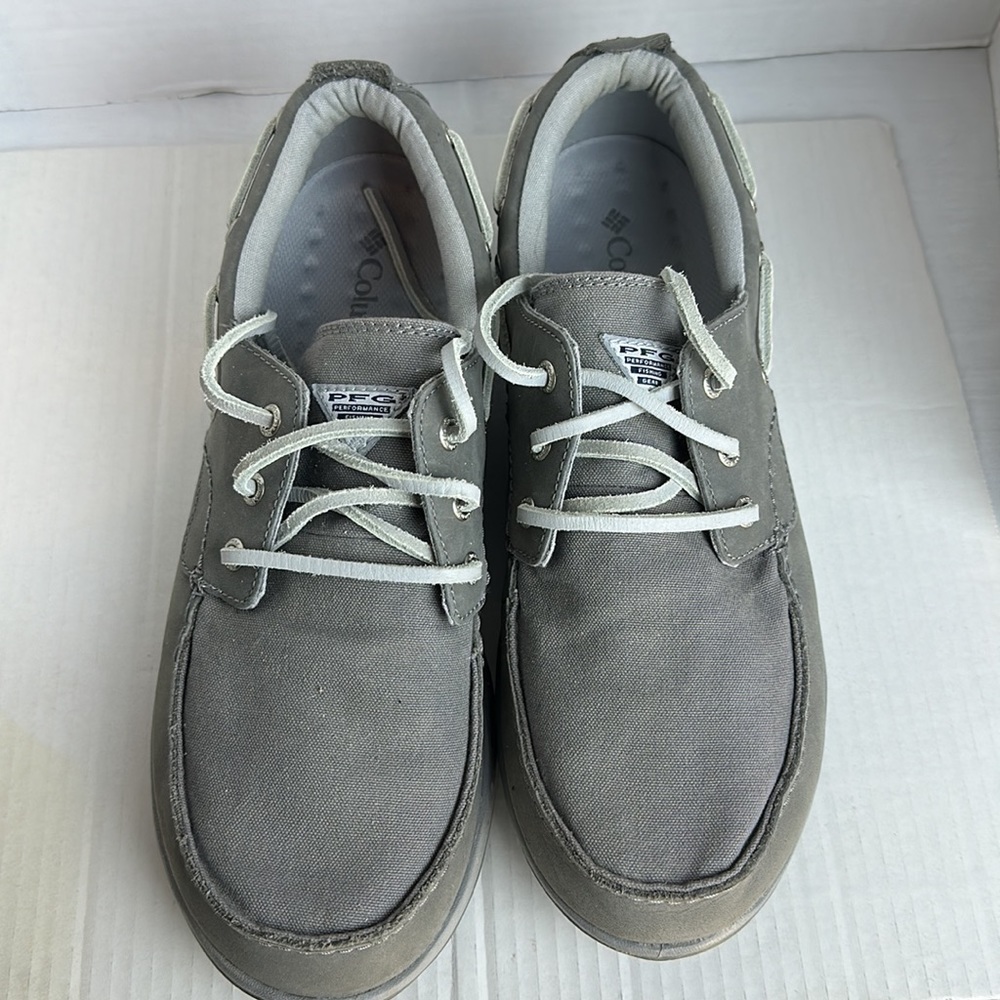 Columbia Performance Fishing Gear Men’s Boat Shoes Grey size 10